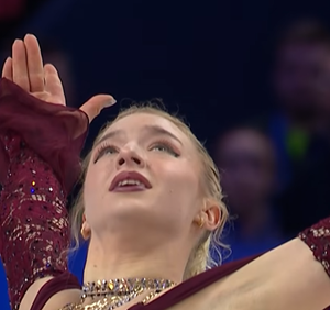 アンバー・グレン　世界選手権2026　ショート演技　(解説：英語)