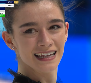 ララ・ナキ・グットマン　世界選手権2026　ショート演技　(解説：英語)