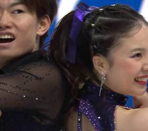 吉田唄菜＆森田真沙也　世界選手権2026　リズムダンス演技　(解説：英語)