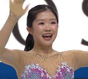 中井亜美　世界選手権2026　フリー演技　(解説：英語)