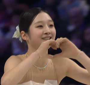 シン・ジア　世界選手権2026　フリー演技　(解説：英語)