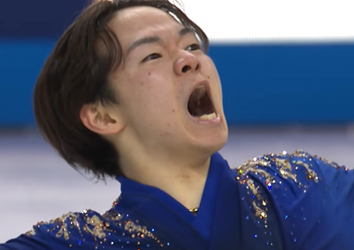 鍵山優真　世界選手権2026　フリー演技　(解説：英語)