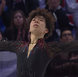 佐藤駿　世界選手権2026　フリー演技　(解説：英語)