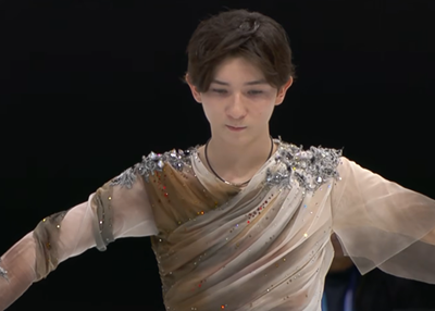 中田璃士　世界ジュニア選手権2026　フリー演技　(解説：英語)