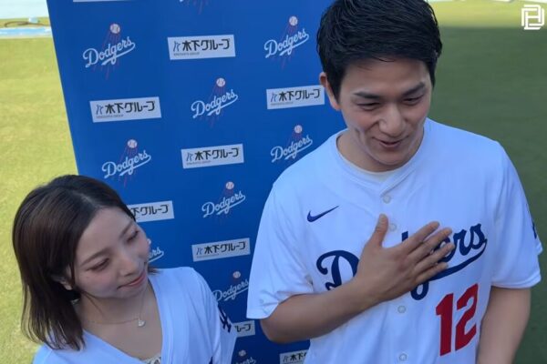 りくりゅう三浦璃来＆木原龍一　ドジャース始球式でリフト投法　(2026/6/26)