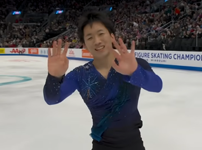 樋渡知樹[トモキ・ヒワタシ] 　全米選手権2026　フリー演技　(解説：英語)