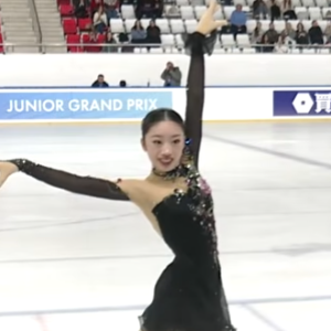 岡田芽依　JGPアンカラ2026　ショート演技　(解説：英語)