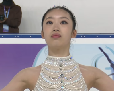 岡田芽依　JGPアンカラ2026　フリー演技　(解説：英語)
