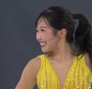 中井亜美　フランスグランプリ2026　フリー演技　(解説：スペイン語)