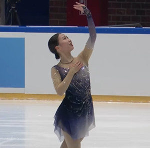 金沢純禾　JGPグダニスク2026　ショート演技　(解説：英語)