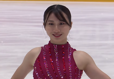 金沢純禾　JGPグダニスク2026　フリー演技　(解説：英語)