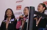 世界選手権2010　女子シングル表彰式