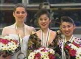 アルベールビルオリンピック1992　女子シングル表彰式