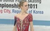 アグネス・ザワツキー　世界ジュニア選手権2011　フリー