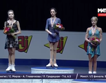 欧州選手権2016　女子シングル表彰式