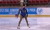 エフゲニア・ゲラシモワ　JGPレークプラシッド2012　フリー