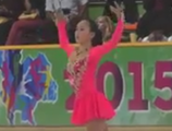 青木祐奈　アジアフィギュア杯2015